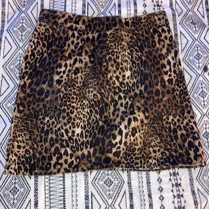 Forever21 Cheetah print Miniskirt